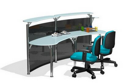 Desk and chair